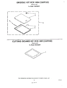 09 - Rotisserie Rck 890 (242808) parts for Whirlpool Range RHE396PP from AppliancePartsPros.com
