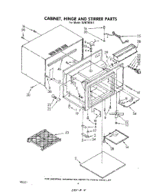 03 - Cabinet, Hinge And Stirrer , Literature parts for Whirlpool Range RHM975PW2 from AppliancePartsPros.com