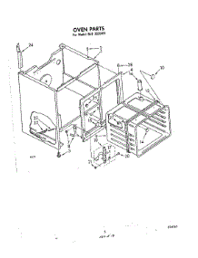 04 - Oven parts for Whirlpool Range RJE302BW1 from AppliancePartsPros.com