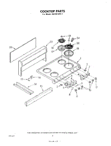 03 - Section parts for Whirlpool Oven RGE3010W1 from AppliancePartsPros.com