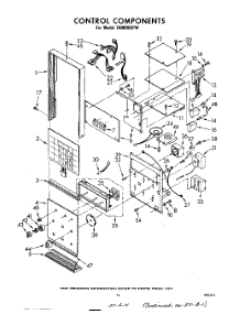 08 - Control parts for Whirlpool Range RHM988PW from AppliancePartsPros.com