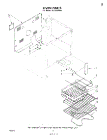 05 - Oven , Literature And Optional parts for Whirlpool Range RJE385PW0 from AppliancePartsPros.com