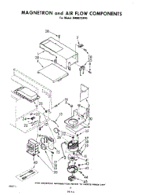 09 - Magnetron And Air Flow parts for Whirlpool Range RHM973PP0 from AppliancePartsPros.com