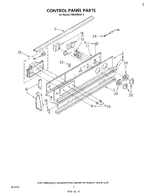 03 - Control Panel parts for Whirlpool Range RS660BXK2 from AppliancePartsPros.com