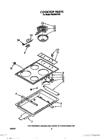 05 - Cooktop, Optional parts for Whirlpool Range RS6300XVW2 from AppliancePartsPros.com