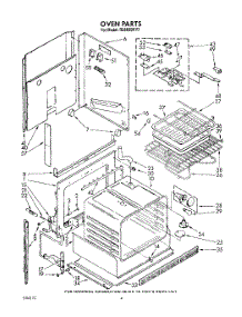 04 - Oven parts for Whirlpool Range RS660BXV2 from AppliancePartsPros.com