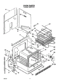 04 - Oven parts for Whirlpool Range RS630PXYH0 from AppliancePartsPros.com