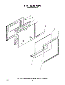05 - Oven Door, Optional parts for Whirlpool Range RS660BXV2 from AppliancePartsPros.com