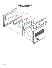 05 - Oven Door, Optional parts for Whirlpool Range RS630PXYH0 from AppliancePartsPros.com