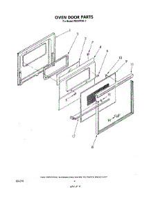 03 - Oven Door , Literature And Optional parts for Whirlpool Range RS630PXK3 from AppliancePartsPros.com