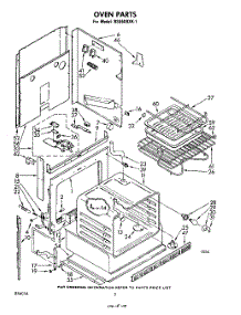 02 - Section parts for Whirlpool Range RS660BXK1 from AppliancePartsPros.com