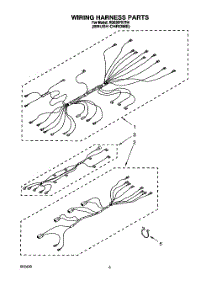 05 - Wiring Harness parts for Whirlpool Range RS630PXYH4 from AppliancePartsPros.com