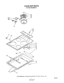 03 - Cook Top parts for Whirlpool Range RS660BXV0 from AppliancePartsPros.com