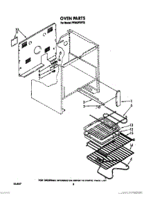 06 - Oven (Continued), Optional parts for Whirlpool Range RF363PXVT2 from AppliancePartsPros.com