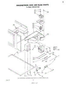 08 - Magnetron And Airflow parts for Whirlpool Range RM955PXPW0 from AppliancePartsPros.com