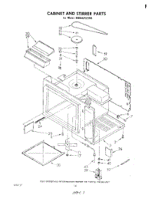 09 - Cabinet And Stirrer parts for Whirlpool Range RM955PXPW0 from AppliancePartsPros.com