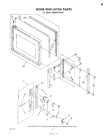 10 - Door And Latch parts for Whirlpool Range RM955PXPW0 from AppliancePartsPros.com
