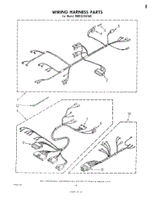 11 - Wiring Harness , Literature And Optional parts for Whirlpool Range RM955PXPW0 from AppliancePartsPros.com