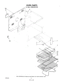 05 - Oven (Continued) parts for Whirlpool Range RM955PXLW2 from AppliancePartsPros.com