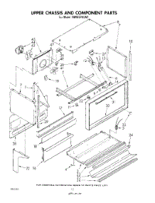 06 - Upper Chassis And Components parts for Whirlpool Range RM955PXLW2 from AppliancePartsPros.com