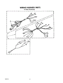 06 - Wiring Harness, Lit / Optional parts for Whirlpool Range RF310PXVF0 from AppliancePartsPros.com