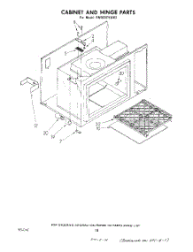 08 - Cabinet And Hinge parts for Whirlpool Range RM955PXLW2 from AppliancePartsPros.com