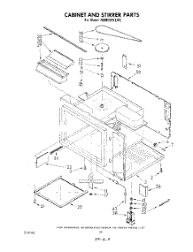 10 - Cabinet And Stirrer parts for Whirlpool Range RM955PXLW2 from AppliancePartsPros.com