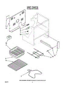04 - Unit, Optional parts for Whirlpool Range RF3105XXW2 from AppliancePartsPros.com