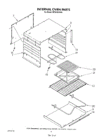 03 - Internal Oven parts for Whirlpool Range RF3010XVW0 from AppliancePartsPros.com