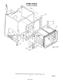 04 - Oven parts for Whirlpool Range RF335EXPW0 from AppliancePartsPros.com