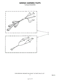 07 - Wiring Harness parts for Whirlpool Range RF335EXPW0 from AppliancePartsPros.com