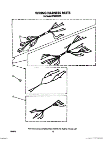 07 - Wiring Harness parts for Whirlpool Range RF363PXVT3 from AppliancePartsPros.com