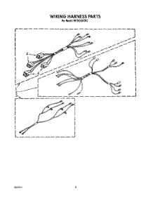 06 - Wiring Harness parts for Whirlpool Range RF3305XXW2 from AppliancePartsPros.com