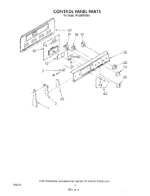 04 - Control Panel parts for Whirlpool Range RF330PXVW0 from AppliancePartsPros.com