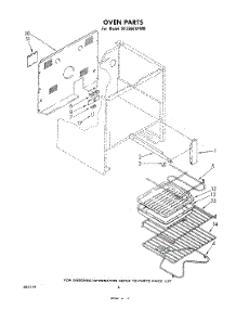 05 - Oven , Literature And Optional parts for Whirlpool Range RF336EXPW0 from AppliancePartsPros.com