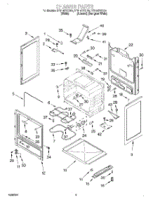 03 - Chassis parts for Whirlpool Range RF314PXGN0 from AppliancePartsPros.com