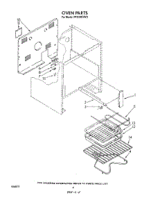 04 - Oven , Lit / Optional parts for Whirlpool Range RF3300XVW3 from AppliancePartsPros.com