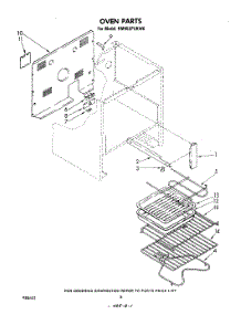 05 - Oven (Continued) parts for Whirlpool Range RM955PXKW0 from AppliancePartsPros.com