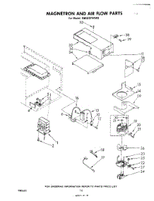 09 - Magnetron And Air Flow parts for Whirlpool Range RM955PXKW0 from AppliancePartsPros.com