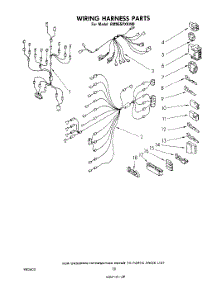 11 - Wiring Harness parts for Whirlpool Range RM955PXKW0 from AppliancePartsPros.com