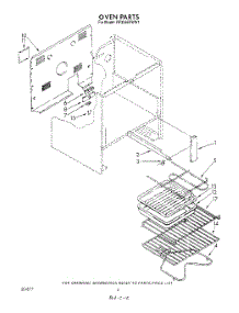 04 - Oven , Lit / Optional parts for Whirlpool Range RF3365XWW1 from AppliancePartsPros.com