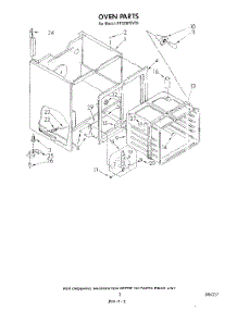 03 - Oven parts for Whirlpool Range RF333PXVT0 from AppliancePartsPros.com