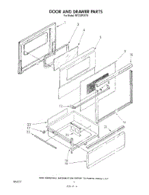 04 - Door And Drawer parts for Whirlpool Range RF333PXVT0 from AppliancePartsPros.com