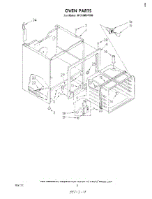 06 - Oven (Continued) parts for Whirlpool Range RF3100XPW0 from AppliancePartsPros.com