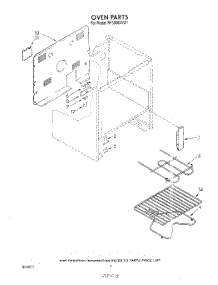 04 - Oven , Lit / Optional parts for Whirlpool Range RF3000XVW1 from AppliancePartsPros.com