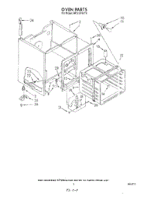 03 - Oven parts for Whirlpool Range RF313PXVT0 from AppliancePartsPros.com