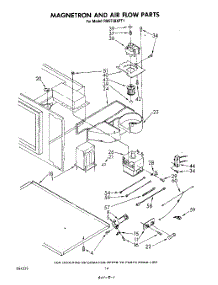 08 - Magnetron And Air Flow parts for Whirlpool Range RM973BXPT1 from AppliancePartsPros.com