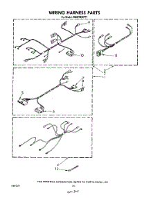 11 - Wiring Harness parts for Whirlpool Range RM973BXPT1 from AppliancePartsPros.com