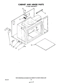 13 - Cabinet parts for Whirlpool Range RM973BXPT1 from AppliancePartsPros.com