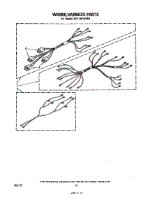 07 - Wiring Harness parts for Whirlpool Range RF310PXPW0 from AppliancePartsPros.com